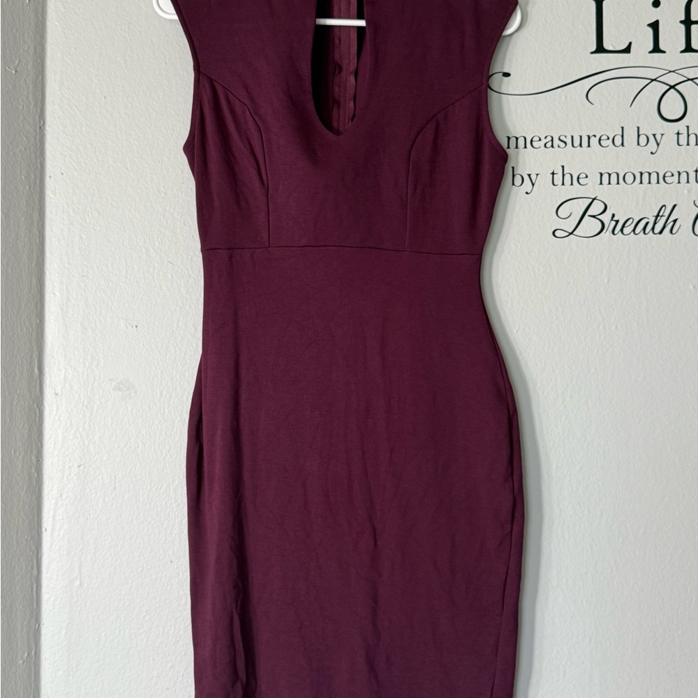 Fashion Nova Plum Sleeveless Dress